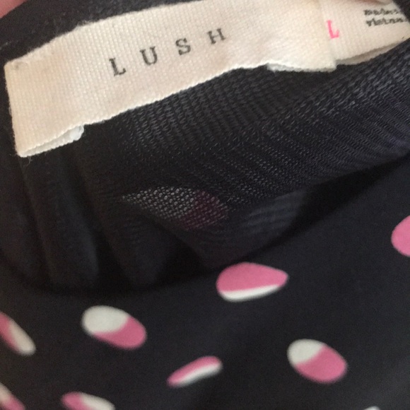 Lush Polka Dot Dress - Picture 4 of 4